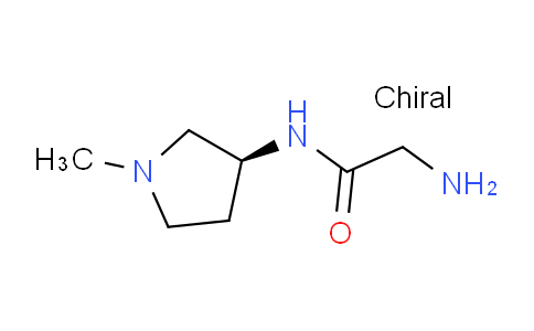 CAS No. 1353997-98-4, (S)-2-Amino-N-(1-methylpyrrolidin-3-yl)acetamide