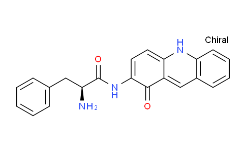 CAS No. 352525-09-8, (S)-2-Amino-N-(1-oxo-1,10-dihydroacridin-2-yl)-3-phenylpropanamide