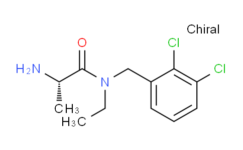 CAS No. 1353995-57-9, (S)-2-Amino-N-(2,3-dichlorobenzyl)-N-ethylpropanamide