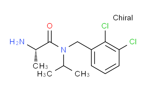 CAS No. 1354003-73-8, (S)-2-Amino-N-(2,3-dichlorobenzyl)-N-isopropylpropanamide