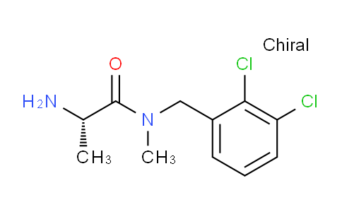 CAS No. 1308968-69-5, (S)-2-Amino-N-(2,3-dichlorobenzyl)-N-methylpropanamide