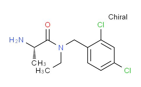 CAS No. 1353995-28-4, (S)-2-Amino-N-(2,4-dichlorobenzyl)-N-ethylpropanamide