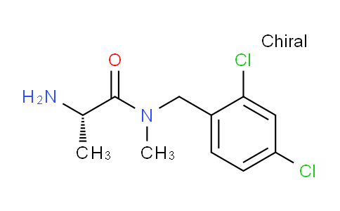CAS No. 1307134-49-1, (S)-2-Amino-N-(2,4-dichlorobenzyl)-N-methylpropanamide