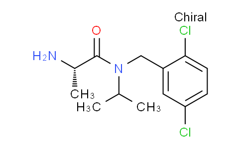 CAS No. 1354011-39-4, (S)-2-Amino-N-(2,5-dichlorobenzyl)-N-isopropylpropanamide