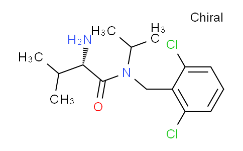 CAS No. 1353993-48-2, (S)-2-Amino-N-(2,6-dichlorobenzyl)-N-isopropyl-3-methylbutanamide
