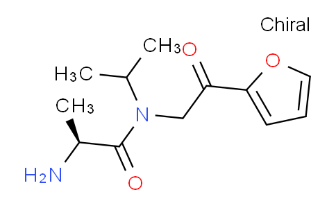 CAS No. 1354010-04-0, (S)-2-Amino-N-(2-(furan-2-yl)-2-oxoethyl)-N-isopropylpropanamide