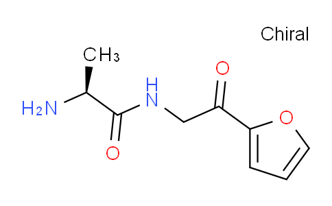 CAS No. 1353999-94-6, (S)-2-Amino-N-(2-(furan-2-yl)-2-oxoethyl)propanamide
