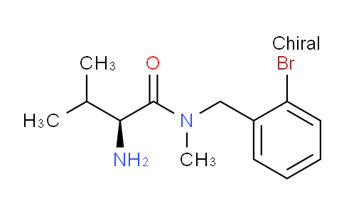 CAS No. 1307162-07-7, (S)-2-Amino-N-(2-bromobenzyl)-N,3-dimethylbutanamide