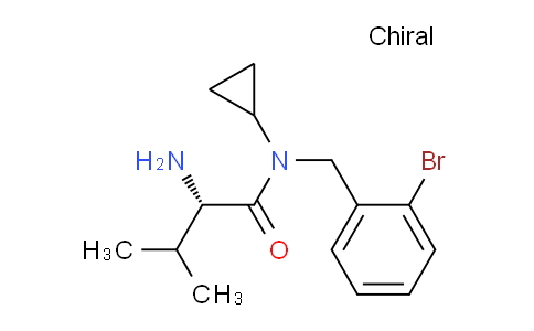 CAS No. 1307171-94-3, (S)-2-Amino-N-(2-bromobenzyl)-N-cyclopropyl-3-methylbutanamide