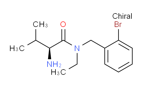 CAS No. 1354016-44-6, (S)-2-Amino-N-(2-bromobenzyl)-N-ethyl-3-methylbutanamide