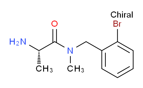 CAS No. 1307134-10-6, (S)-2-Amino-N-(2-bromobenzyl)-N-methylpropanamide