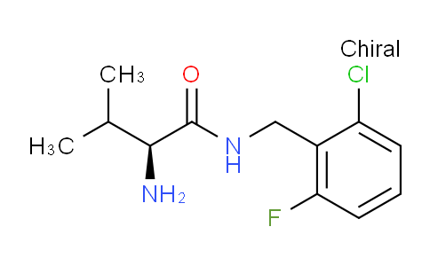 CAS No. 1354011-93-0, (S)-2-Amino-N-(2-chloro-6-fluorobenzyl)-3-methylbutanamide