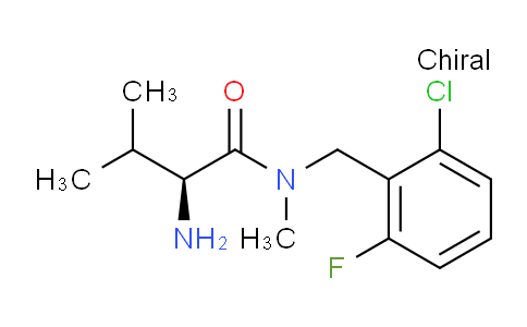 CAS No. 1307957-88-5, (S)-2-Amino-N-(2-chloro-6-fluorobenzyl)-N,3-dimethylbutanamide