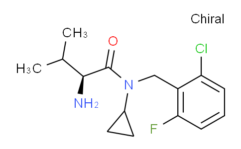 CAS No. 1308636-01-2, (S)-2-Amino-N-(2-chloro-6-fluorobenzyl)-N-cyclopropyl-3-methylbutanamide