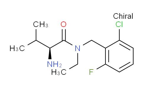 CAS No. 1354015-69-2, (S)-2-Amino-N-(2-chloro-6-fluorobenzyl)-N-ethyl-3-methylbutanamide