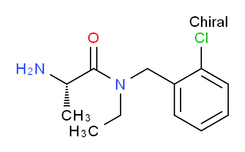 CAS No. 1308440-79-0, (S)-2-Amino-N-(2-chlorobenzyl)-N-ethylpropanamide