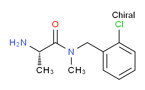 CAS No. 1307201-83-7, (S)-2-Amino-N-(2-chlorobenzyl)-N-methylpropanamide