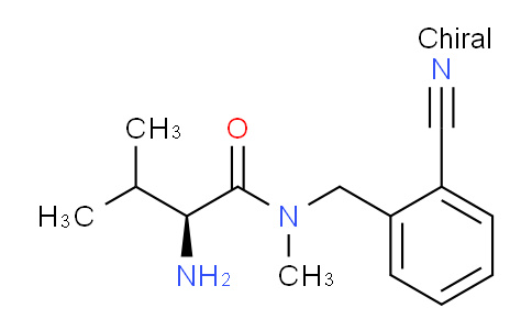 CAS No. 1353995-62-6, (S)-2-Amino-N-(2-cyanobenzyl)-N,3-dimethylbutanamide
