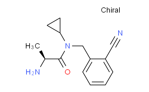 CAS No. 1354011-66-7, (S)-2-Amino-N-(2-cyanobenzyl)-N-cyclopropylpropanamide