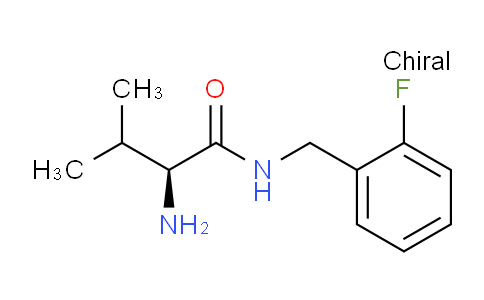 CAS No. 1217753-40-6, (S)-2-Amino-N-(2-fluorobenzyl)-3-methylbutanamide