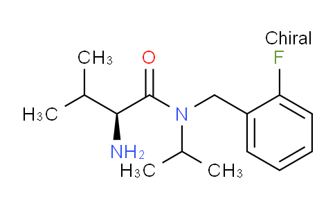CAS No. 1354003-91-0, (S)-2-Amino-N-(2-fluorobenzyl)-N-isopropyl-3-methylbutanamide