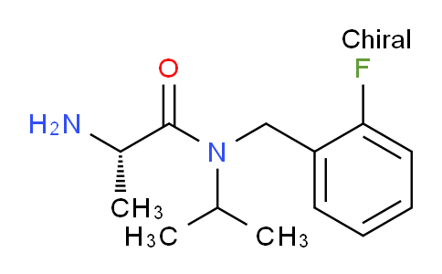 CAS No. 1354007-23-0, (S)-2-Amino-N-(2-fluorobenzyl)-N-isopropylpropanamide