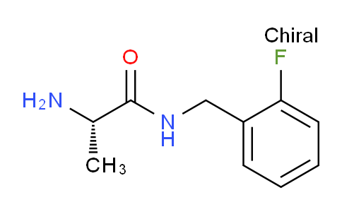 CAS No. 1217684-99-5, (S)-2-Amino-N-(2-fluorobenzyl)propanamide