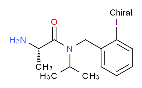 CAS No. 1353996-51-6, (S)-2-Amino-N-(2-iodobenzyl)-N-isopropylpropanamide