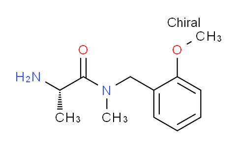 CAS No. 1307135-38-1, (S)-2-Amino-N-(2-methoxybenzyl)-N-methylpropanamide