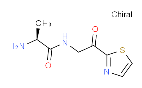 CAS No. 1353995-79-5, (S)-2-Amino-N-(2-oxo-2-(thiazol-2-yl)ethyl)propanamide