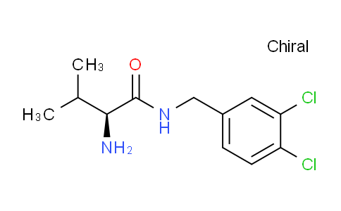 CAS No. 1354014-74-6, (S)-2-Amino-N-(3,4-dichlorobenzyl)-3-methylbutanamide