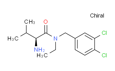 CAS No. 1354019-02-5, (S)-2-Amino-N-(3,4-dichlorobenzyl)-N-ethyl-3-methylbutanamide