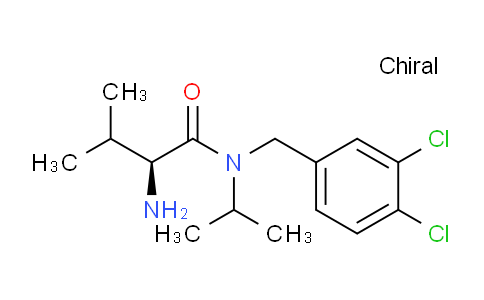 CAS No. 1307652-56-7, (S)-2-Amino-N-(3,4-dichlorobenzyl)-N-isopropyl-3-methylbutanamide
