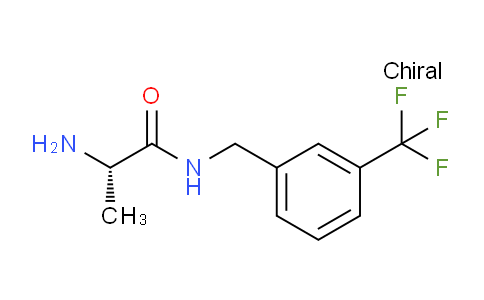 CAS No. 1308956-33-3, (S)-2-Amino-N-(3-(trifluoromethyl)benzyl)propanamide