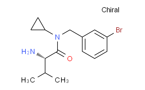 CAS No. 1354000-42-2, (S)-2-Amino-N-(3-bromobenzyl)-N-cyclopropyl-3-methylbutanamide