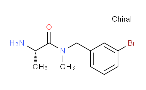 CAS No. 1291970-06-3, (S)-2-Amino-N-(3-bromobenzyl)-N-methylpropanamide