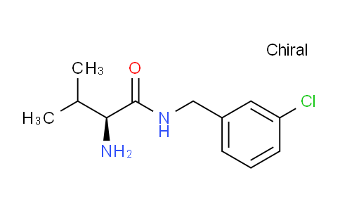 CAS No. 1292916-49-4, (S)-2-Amino-N-(3-chlorobenzyl)-3-methylbutanamide