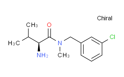 CAS No. 1309023-60-6, (S)-2-Amino-N-(3-chlorobenzyl)-N,3-dimethylbutanamide