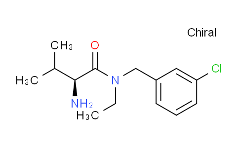 CAS No. 1307224-27-6, (S)-2-Amino-N-(3-chlorobenzyl)-N-ethyl-3-methylbutanamide