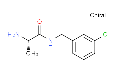 CAS No. 1308967-46-5, (S)-2-Amino-N-(3-chlorobenzyl)propanamide
