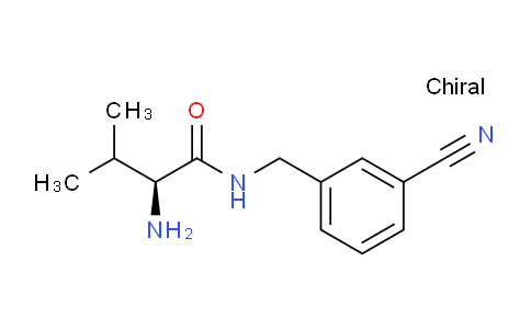 CAS No. 1307618-69-4, (S)-2-Amino-N-(3-cyanobenzyl)-3-methylbutanamide
