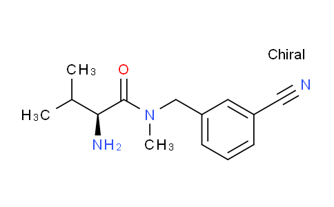 CAS No. 1309035-00-4, (S)-2-Amino-N-(3-cyanobenzyl)-N,3-dimethylbutanamide