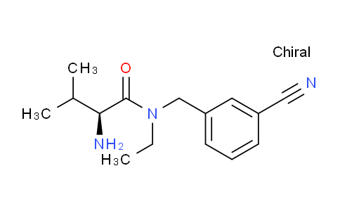 CAS No. 1354019-11-6, (S)-2-Amino-N-(3-cyanobenzyl)-N-ethyl-3-methylbutanamide