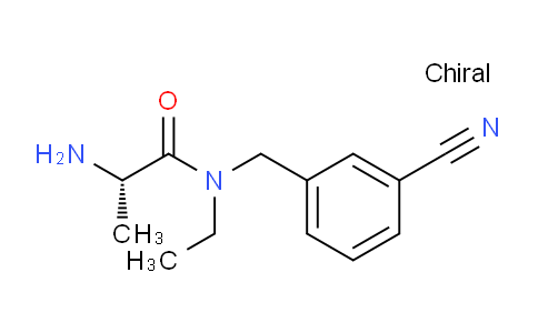 CAS No. 1354000-61-5, (S)-2-Amino-N-(3-cyanobenzyl)-N-ethylpropanamide