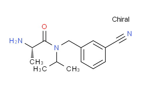 CAS No. 1353996-56-1, (S)-2-Amino-N-(3-cyanobenzyl)-N-isopropylpropanamide