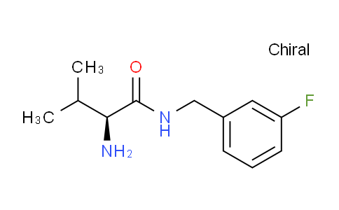 CAS No. 1307586-72-6, (S)-2-Amino-N-(3-fluorobenzyl)-3-methylbutanamide