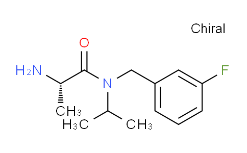 CAS No. 1354000-33-1, (S)-2-Amino-N-(3-fluorobenzyl)-N-isopropylpropanamide