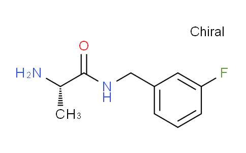 CAS No. 1306150-09-3, (S)-2-Amino-N-(3-fluorobenzyl)propanamide