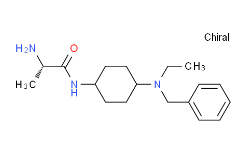 CAS No. 1354002-40-6, (S)-2-Amino-N-(4-(benzyl(ethyl)amino)cyclohexyl)propanamide