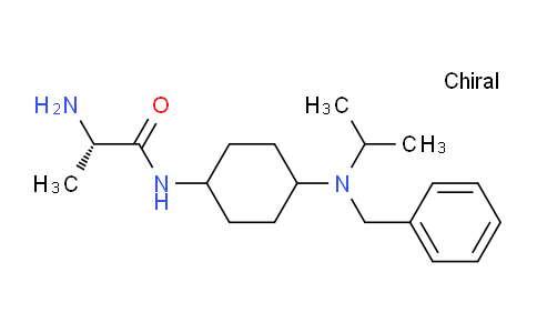 CAS No. 1354019-96-7, (S)-2-Amino-N-(4-(benzyl(isopropyl)amino)cyclohexyl)propanamide